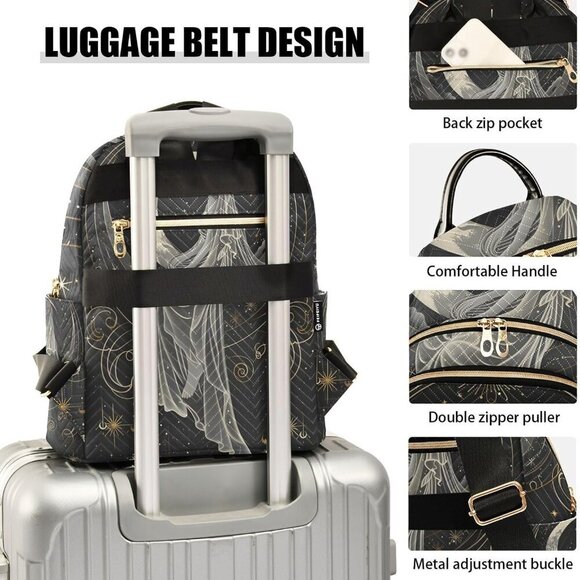 Mini Backpack Purse for Women Lightweight Travel Daypack Fashionable Storage main image 4